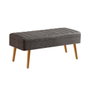 Hanah Home Banco 2 Anthracite Pino Atlantico 90x46x40 cm